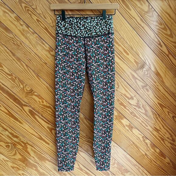 Nike One Dri-Fit 7/8 Tight Leggings Floral - Picture 6 of 7